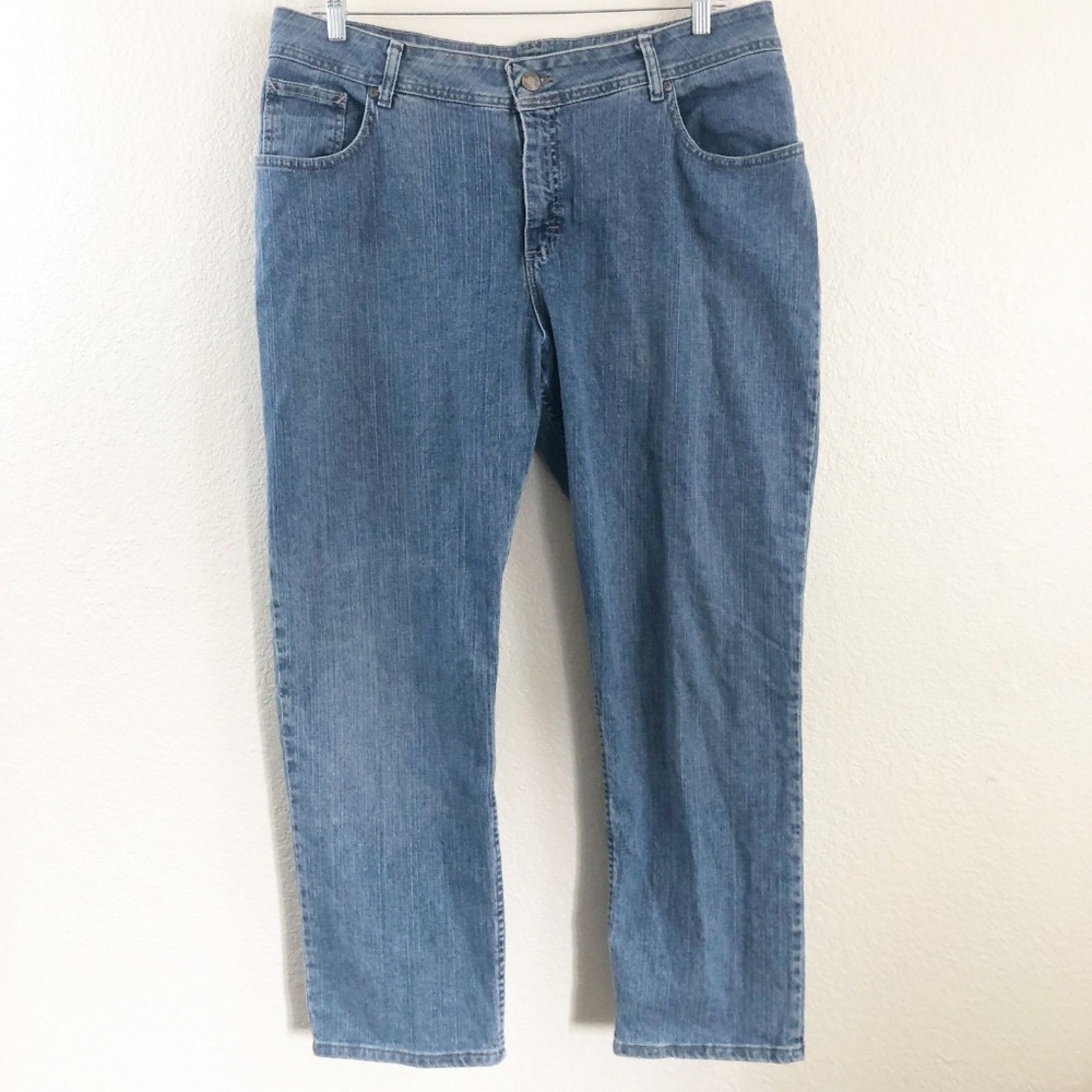 LEE RIDERS Jeans Light Wash Blue Bootcut 20W EUC
